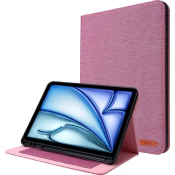 Příslušenství pro tablet VSECHNONAMOBIL 106027 FABRIC Zaklápěcí kryt pro Apple iPad Air 11 2025 / Air 11 2024 růžový
