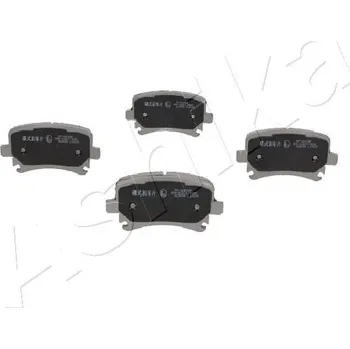 Brzdová destička Sada brzdových destiček, kotoučová brzda ASHIKA 51-00-00007