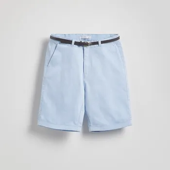 Dámské kraťasy Reserved - Kraťasy chino s páskem - světle modrá - 277BV-50X - 277BV-50X-34