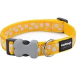 Obojek RD 12 mm x 20-32 cm - White Spots on Yellow