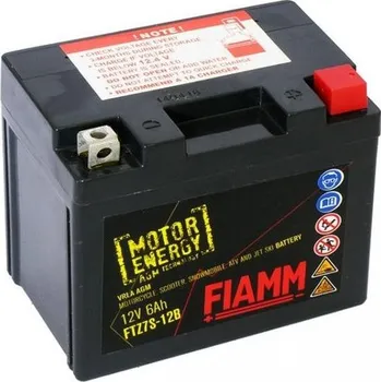Motobaterie Motobaterie Fiamm MotorEnergy AGM 12V, 6Ah, FTZ7S-BS