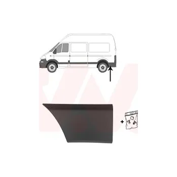 Lišta karosérie Ozdobná / ochranná lišta, boční stěna VAN WEZEL 4388427