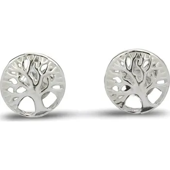 Náušnice Oriental stříbrné náušnice puzety, Strom života