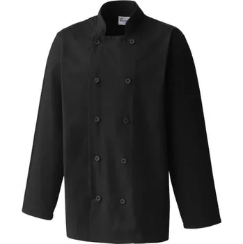 Gastro oděv Premier Long Sleeve Chef’s Jacket, černá (Black)