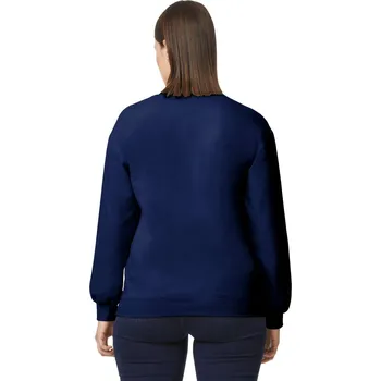 Pánské oblečení Gildan Softstyle® Midweight Fleece Adult Crewneck, modrá (Navy)