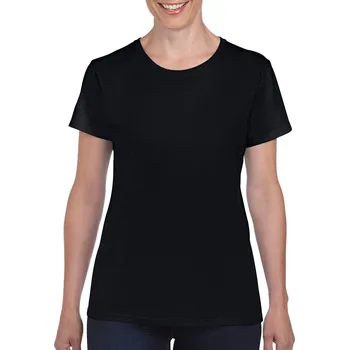Pánské oblečení Gildan Heavy Cotton™ Ladies' T-shirt, černá (Black)
