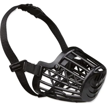 Náhubek pro psa Náhubek Trixie plastový černý M-L 26cm