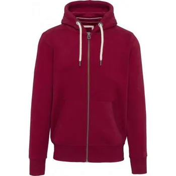 Pánská mikina Kariban Men’s Vintage Zipped Hooded Sweatshirt mikina, červená (Sport Scarlet Red)