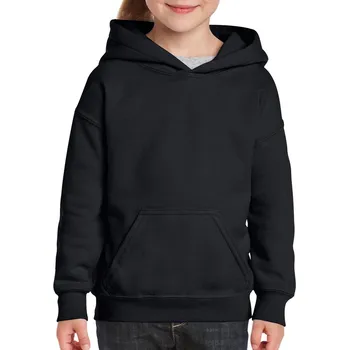 Pánská mikina Gildan Heavy Blend™ Youth Hooded Sweatshirt mikina, černá (Black)