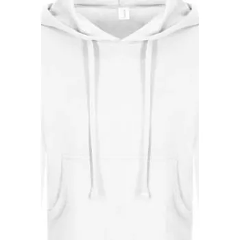 Dámská mikina Just Hoods Women's Cropped Hoodie, bílá (White)