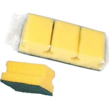 Mycí prostředek Houba na nádobí profilovaná, 3ks