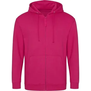 Pánská mikina Just Hoods Zoodie, růžová (Heliconia)