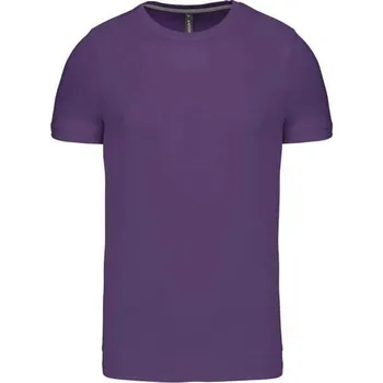 Kariban Short-sleeved Crew Neck T-shirt, fialová (Purple)
