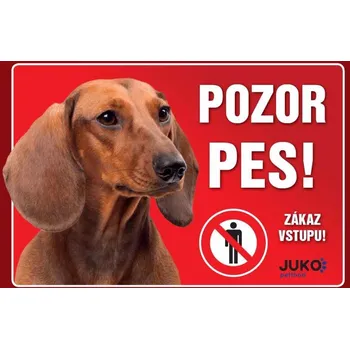 Značení Cedulka plast JEZEVČÍK hladkosrstý hnědý