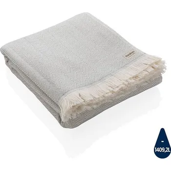 Všestranná osuška/deka 100 x 180cm Ukiyo Hisako AWARE™, šedá, šedá