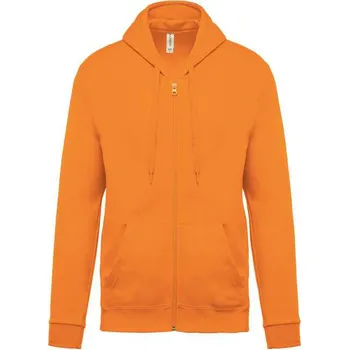 Pánská mikina Kariban Full Zip Hooded Sweatshirt mikina, oranžová (Tennessee Orange)
