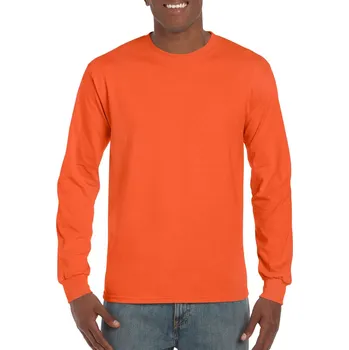 Gildan Ultra Cotton™ Adult Long Sleeve T-shirt, oranžová (Orange)