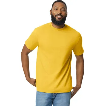 Chlapecké tričko Gildan Softstyle® Midweight Adult T-shirt, žlutá (Daisy)