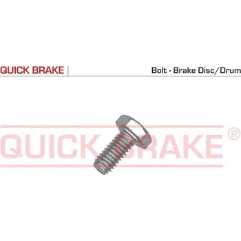 Brzdový kotouč Šroub, kotouč QUICK BRAKE 4904