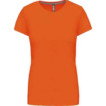 Kariban Ladies' Short Sleeve Crew Neck T-shirt, oranžová (Tennessee Orange)