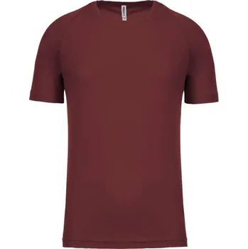 Proact Men's Short-sleeved Sports T-shirt, červená (Maroon)