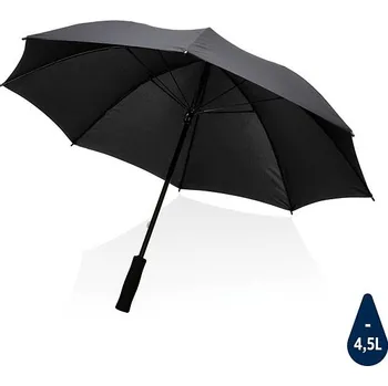 Deštník 23' větruodolný deštník Impact ze 190T RPET AWARE™, černá, černá