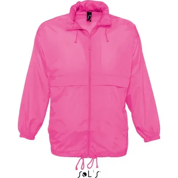Sol's Surf - Unisex Water Repellent Windbreaker, růžová (Safety Pink)