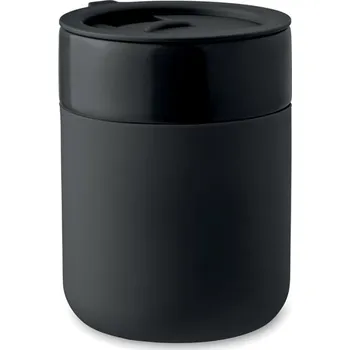 Keramický pohárek 330 ml - QERAM, černá