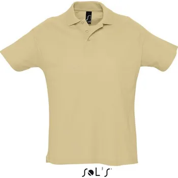 Pánská košile Sol's Summer Ii - Men's Polo Shirt, hnědá (Sand)