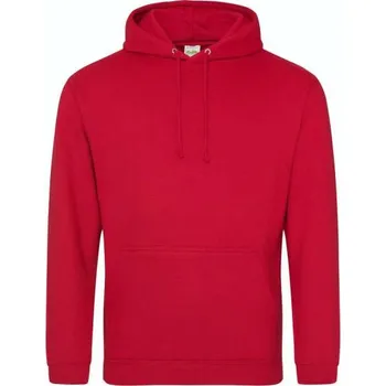 Pánská mikina Just Hoods College Hoodie, červená (Cherry Red)