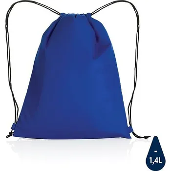 Městský batoh Šňůrkový batoh Impact ze 190T RPET AWARE™, modrá, modrá