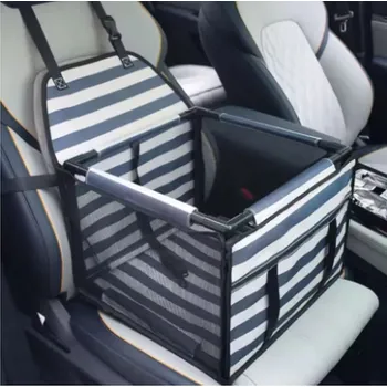 autosedačka pro psa Voděodolný cestovní pelíšek do auta pro malé psy (autosedačka) Barva: bílo modrá