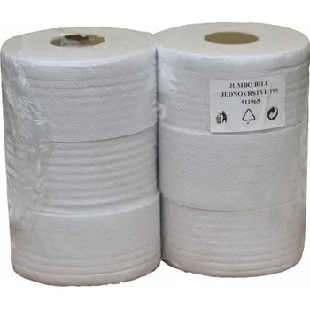 Toaletní papír Toaletní papír Jumbo 190, 1vr recykl (6ks)