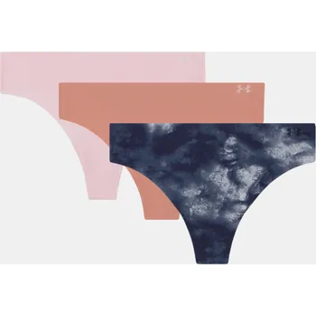 Dámské spodní prádlo Dámské kalhotky Under Armour UA Pure Stretch NS Nov THONG - 3pk - Dámské Under Armour bílá 3287304