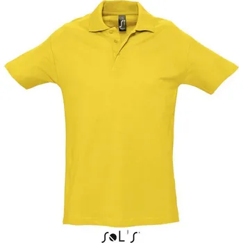 Pánská košile Sol's Spring Ii - Men’s Pique Polo Shirt, žlutá (Gold)