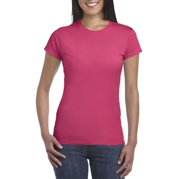 Gildan Softstyle® Ladies' T-shirt, růžová (Heliconia)