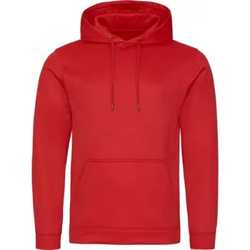 Pánská mikina Just Hoods Sports Polyester Hoodie, červená (Cherry Red)