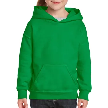 Pánská mikina Gildan Heavy Blend™ Youth Hooded Sweatshirt mikina, zelená (Irish Green)
