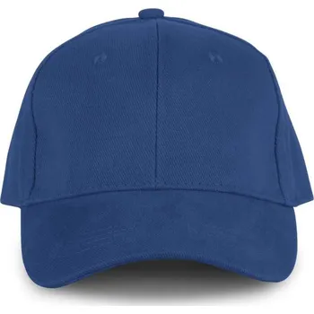 Čepice K-up Oekotex Certified 6 Panels Cap, modrá (Royal)