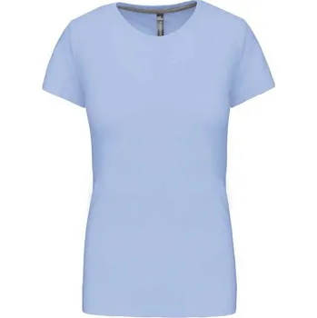 Dámské tričko Kariban Ladies' Short Sleeve Crew Neck T-shirt, modrá (Stone Blue)