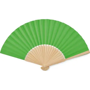 Vějíř z bambusu - FANNY PAPER, citrónová - limetková