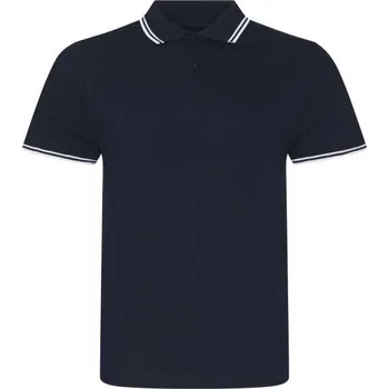 Pánská košile Just Polos Stretch Tipped Polo, modrá (Navy)