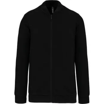 Pánská mikina Kariban Full Zip Fleece Sweatshirt mikina, černá (Black)