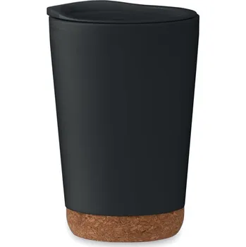 Termohrnek Dvoustěnný pohárek 300 ml - CO, černá