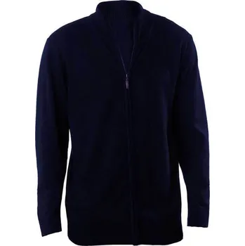 Zdravotnický oděv Kariban Men's Full Zip Cardigan, modrá (Navy)