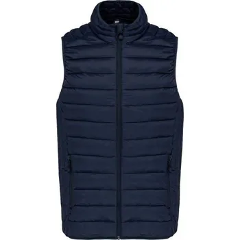 Pánská bunda Kariban Men’s Lightweight Sleeveless Fake Down Jacket, modrá (Navy)