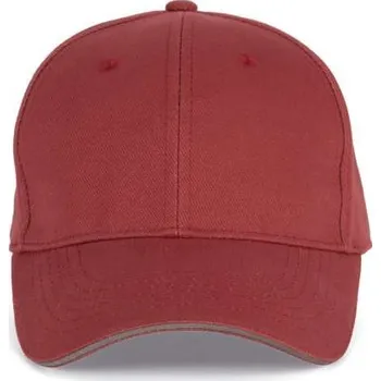 Čepice K-up Orlando - 6 Panels Cap, oranžová (Terracotta)