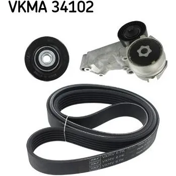 Sada žebrovaných klínových řemenů SKF VKMA 34102