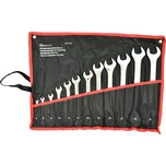 Klíče očkové-otevřené 12ks, 6-32mm, CrV, skládací obal GEKO G11144