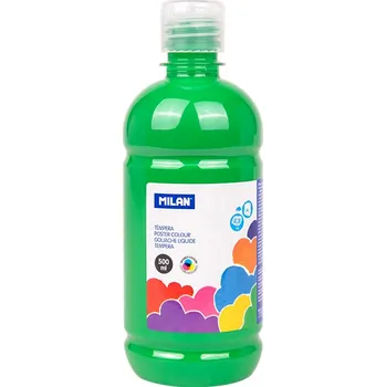 Vodová barva Barva temperová 500ml světle zelená